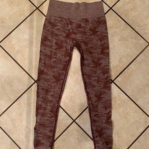 gymshark camo seamless leggings